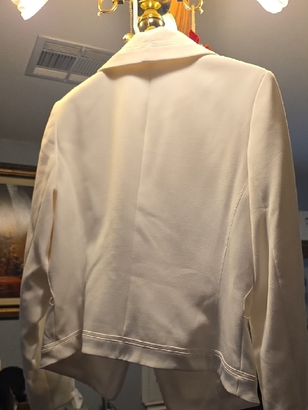 Chaus Cream Shawl-Collar Blazer - Picture 6 of 16